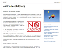 Tablet Screenshot of casinofreephilly.org